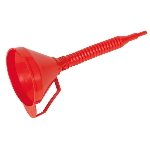 Sealey F16F 160mm Funnel with Flexible Spout & Filter