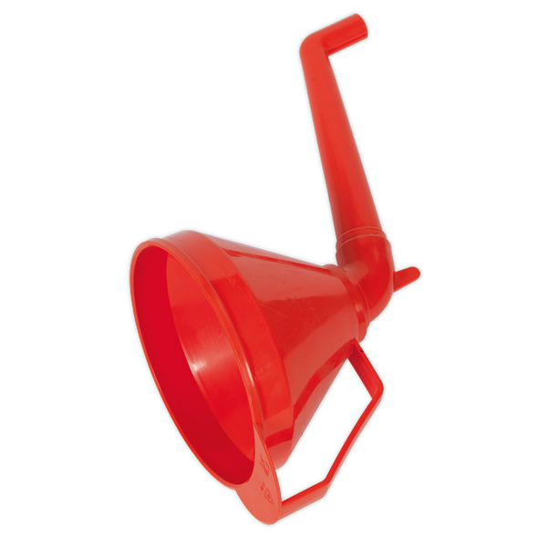 Sealey F16 160mm Funnel with Fixed Offset Spout & Filter
