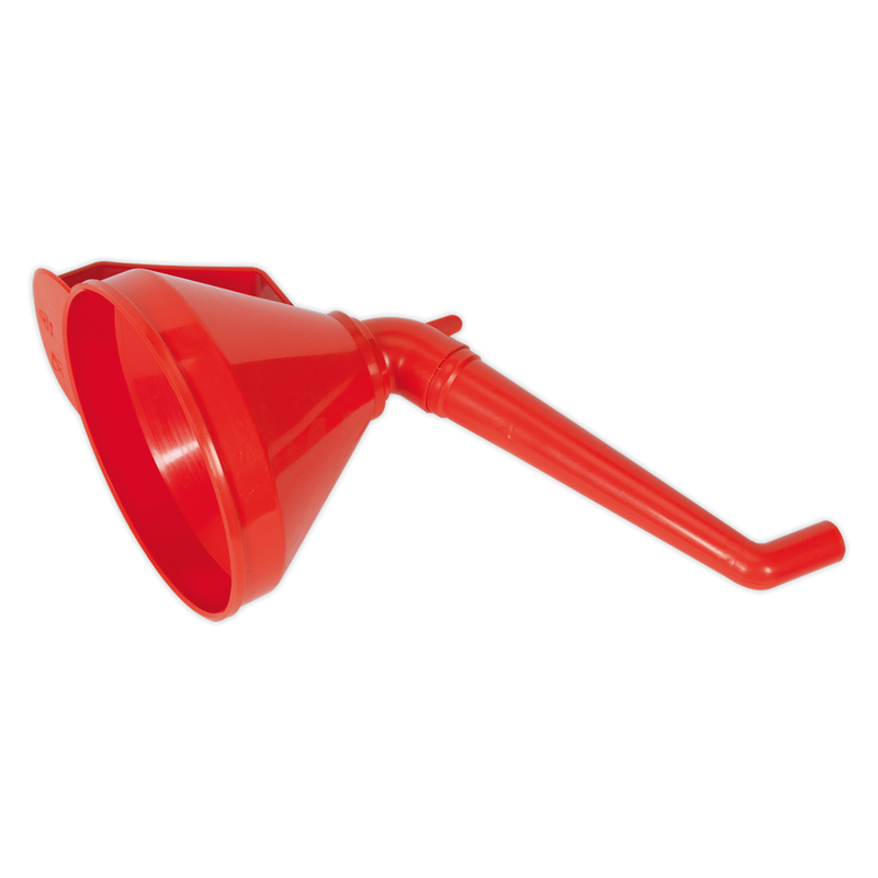 Sealey F16 160mm Funnel with Fixed Offset Spout & Filter