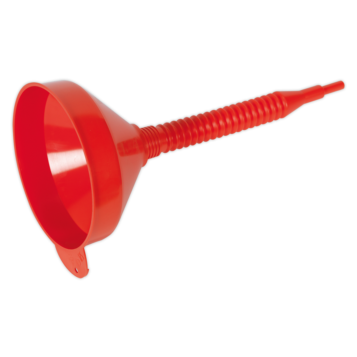 Sealey F2F 200mm Funnel with Flexible Spout & Filter