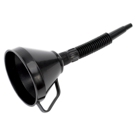 Sealey F6 160mm Funnel with Flexible Spout & Filter