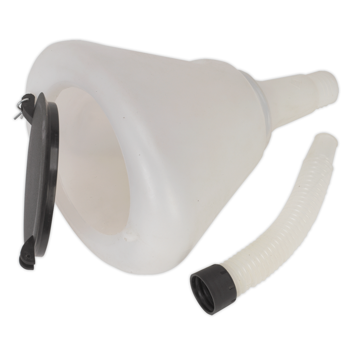 Sealey F99200 200mm Funnel with Closing Lid