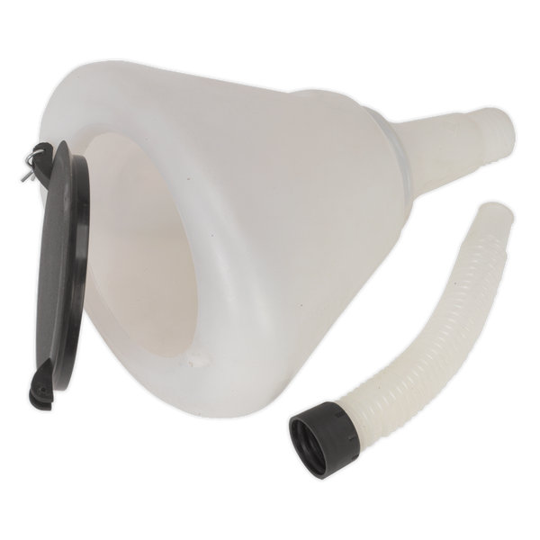 Sealey F99200 200mm Funnel with Closing Lid