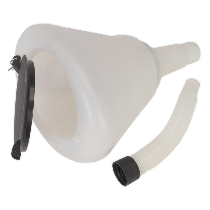 Sealey F99200 200mm Funnel with Closing Lid