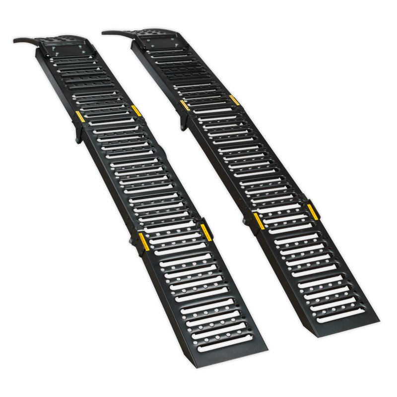 Sealey FCR500 500kg Capacity Folding Steel Loading Ramps
