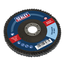 Sealey FD10040 100mm Zirconium Flap Disc 16mm Bore 40Grit