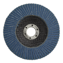 Sealey FD10080 100mm Zirconium Flap Disc 16mm Bore 80Grit