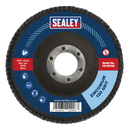 Sealey FD115120 115mm Zirconium Flap Disc 22mm Bore 120Grit