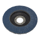 Sealey FD11540 115mm Zirconium Flap Disc 22mm Bore 40Grit