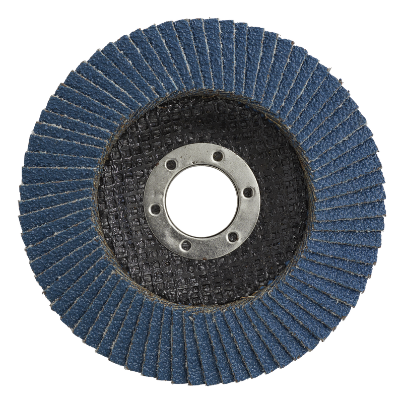 Sealey FD11540 115mm Zirconium Flap Disc 22mm Bore 40Grit