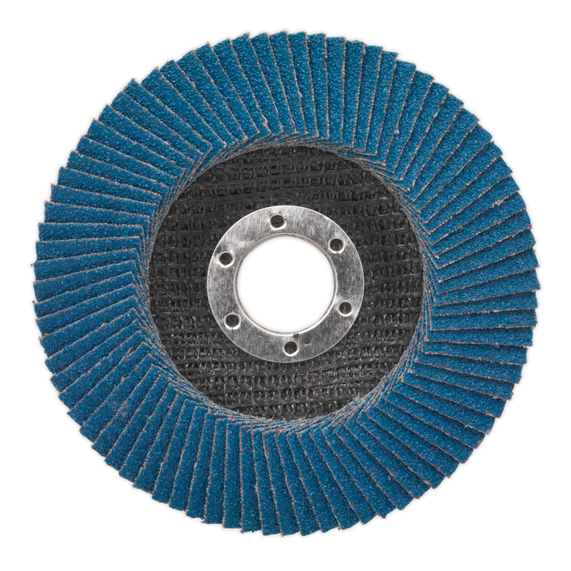 Sealey FD11560 115mm Zirconium Flap Disc 22mm Bore 60Grit