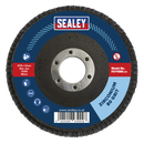 Sealey FD11580 115mm Zirconium Flap Disc 22mm Bore 80Grit