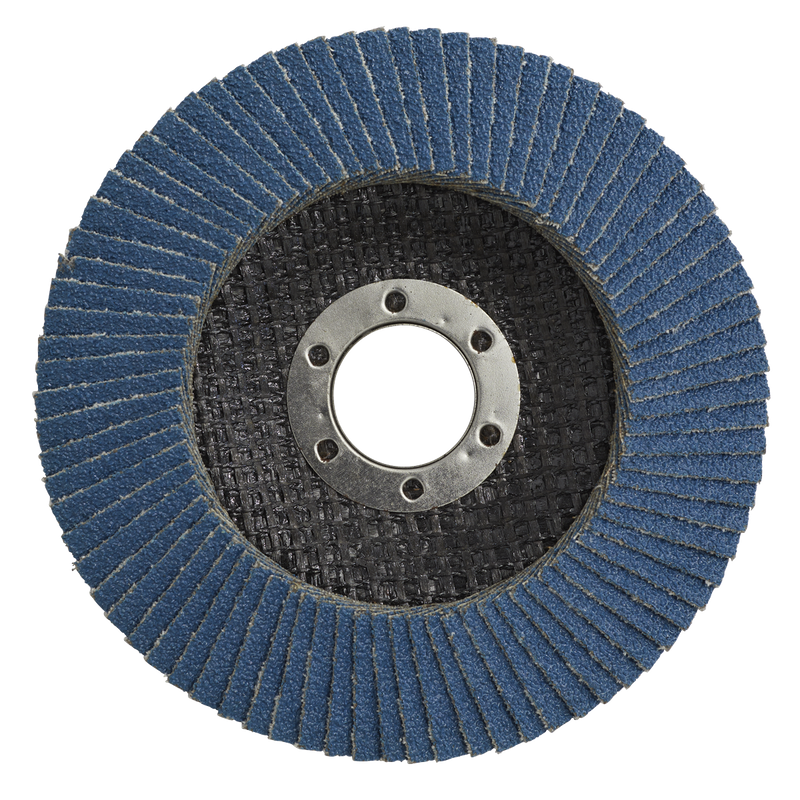 Sealey FD11580 115mm Zirconium Flap Disc 22mm Bore 80Grit