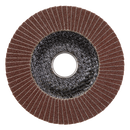 Sealey FD11580E 115mm Aluminium Oxide Flap Disc 22mm Bore 80Grit
