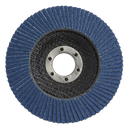 Sealey FD125120 125mm Zirconium Flap Disc 22mm Bore 120Grit