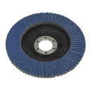 Sealey FD12540 125mm Zirconium Flap Disc 22mm Bore 40Grit