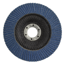 Sealey FD12540 125mm Zirconium Flap Disc 22mm Bore 40Grit