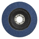 Sealey FD12560 125mm Zirconium Flap Disc 22mm Bore 60Grit