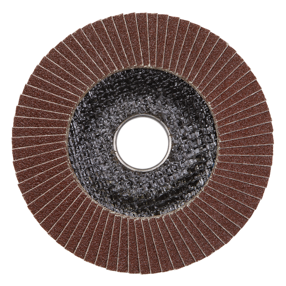 Sealey FD12560E 125mm Aluminium Oxide Flap Disc 22mm Bore 60Grit