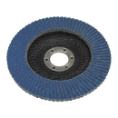Sealey FD12580 125mm Zirconium Flap Disc 22mm Bore 80Grit