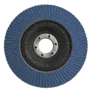 Sealey FD12580 125mm Zirconium Flap Disc 22mm Bore 80Grit