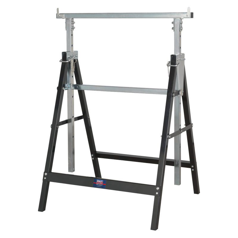 Sealey FDT3 Fold Down Telescopic Trestle - 200kg Capacity
