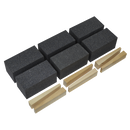Sealey FGB12 50 x 50 x 100mm Floor Grinding Block 12Grit - Pack of 6