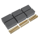 Sealey FGB60 50 x 50 x 100mm Floor Grinding Block 60Grit - Pack of 6