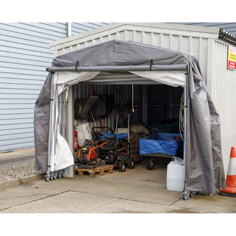 Sealey FGE01 2.5 x 4.5 x 2.5m Extending Steel Garage Extension