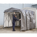 Sealey FGE01 2.5 x 4.5 x 2.5m Extending Steel Garage Extension