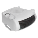 Sealey FH2010 2000W Fan Heater - 2 Heat Settings & Thermostat