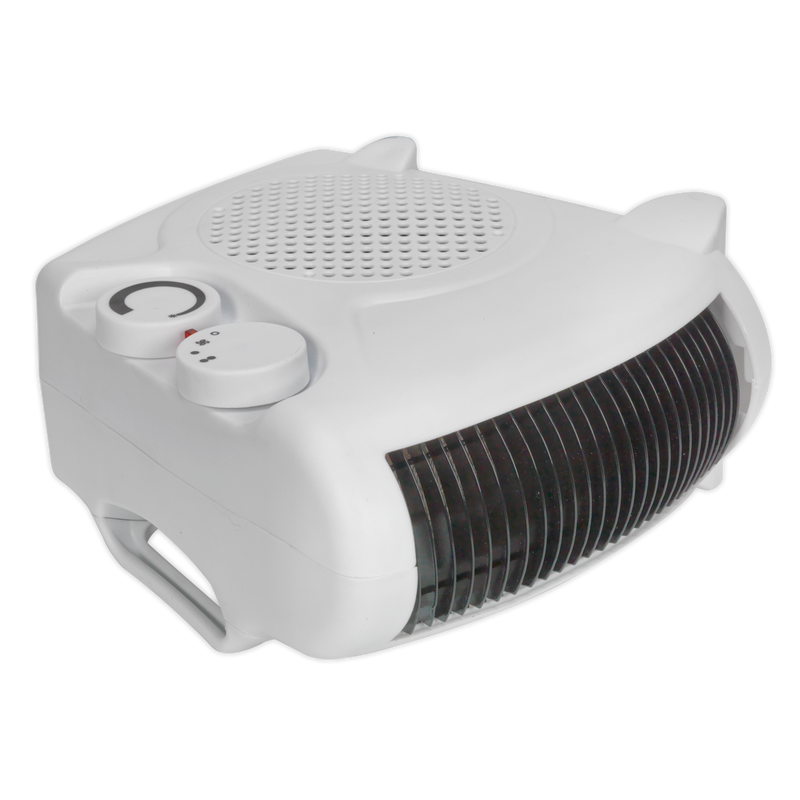 Sealey FH2010 2000W Fan Heater - 2 Heat Settings & Thermostat