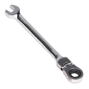 Sealey FHRCW10 10mm Flexi-Head Ratchet Combination Spanner