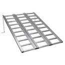 Sealey FLR680T 680kg Wide Tri-Folding Motorcycle/Trike/ATV & Mini Tractor Aluminium Loading Ramp