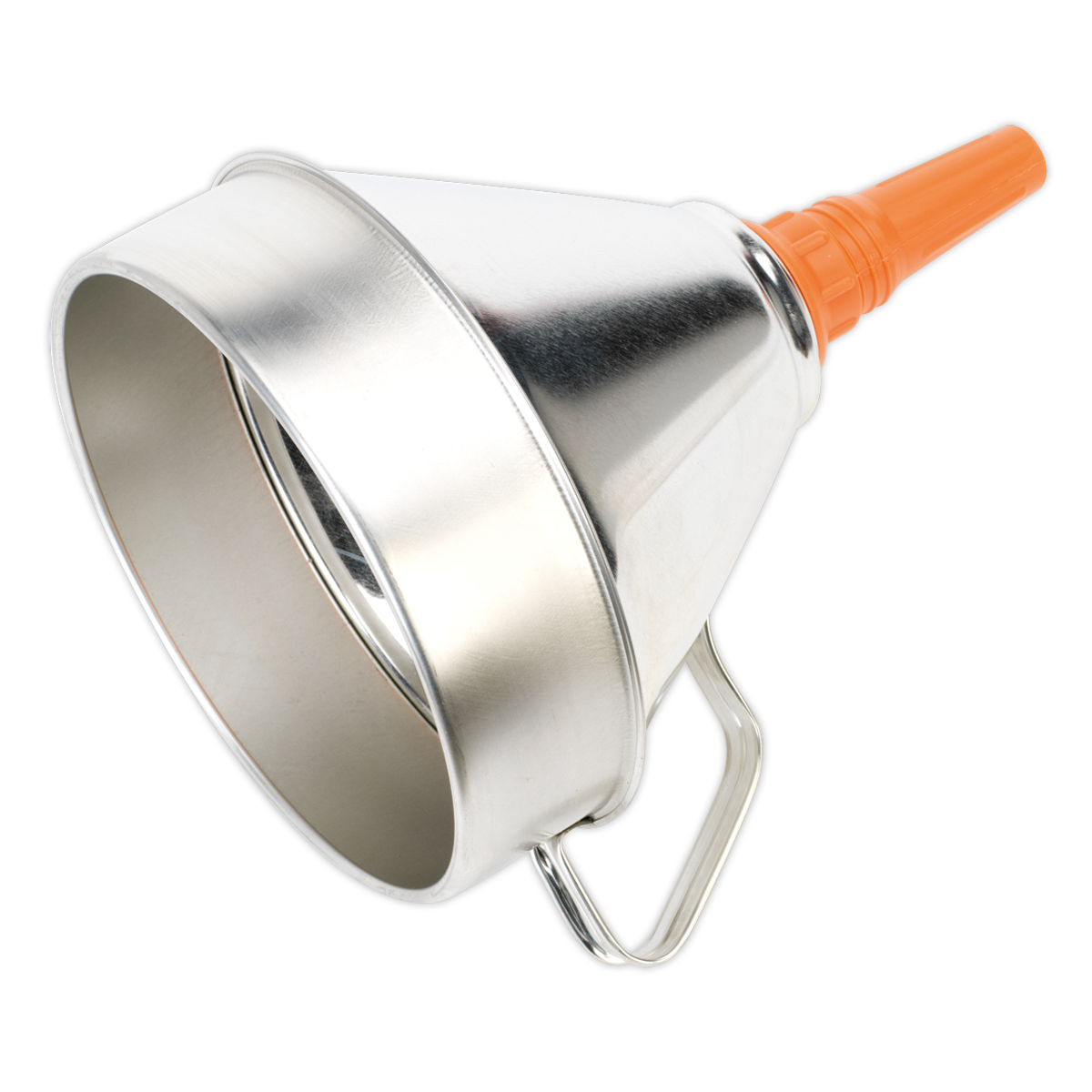 Sealey FM20 200mm Metal Funnel with Filter
