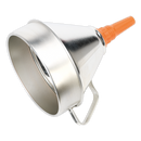 Sealey FM20 200mm Metal Funnel with Filter