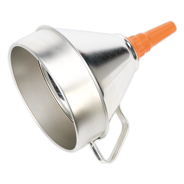 Sealey FM20 200mm Metal Funnel with Filter