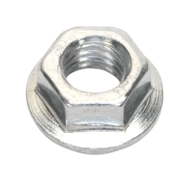 Sealey FN5 Zinc Plated Serrated Flange Nut DIN 6923 - M5 - Pack of 100