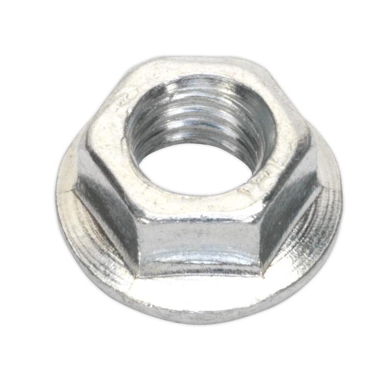 Sealey FN5 Zinc Plated Serrated Flange Nut DIN 6923 - M5 - Pack of 100