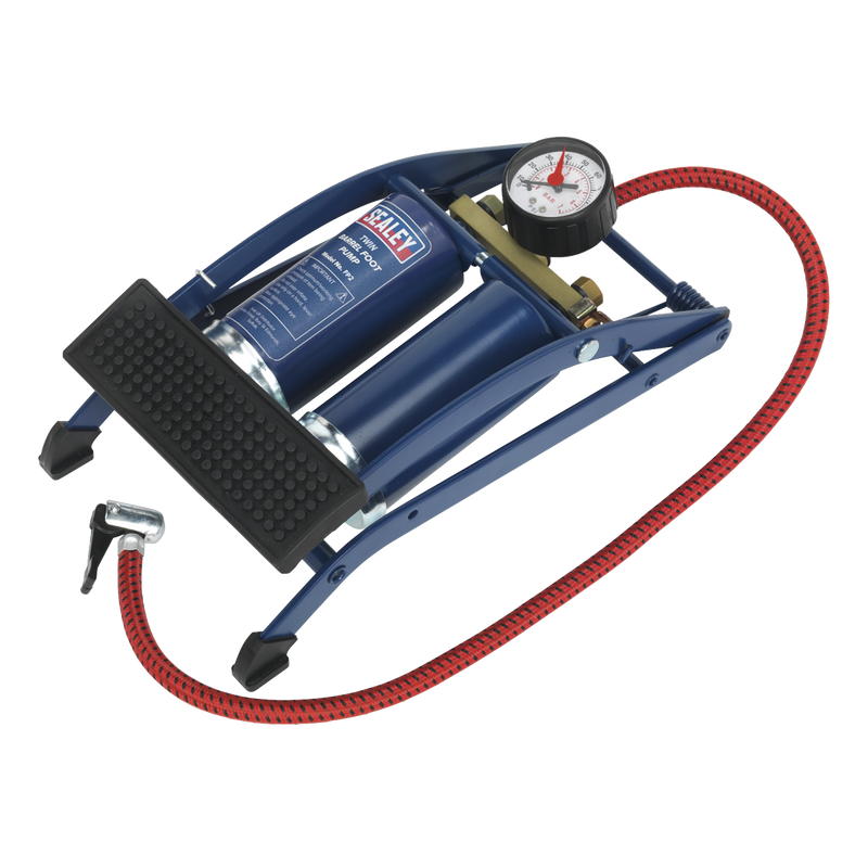 Sealey FP2 Twin Barrel Foot Pump