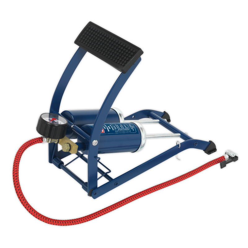 Sealey FP2 Twin Barrel Foot Pump