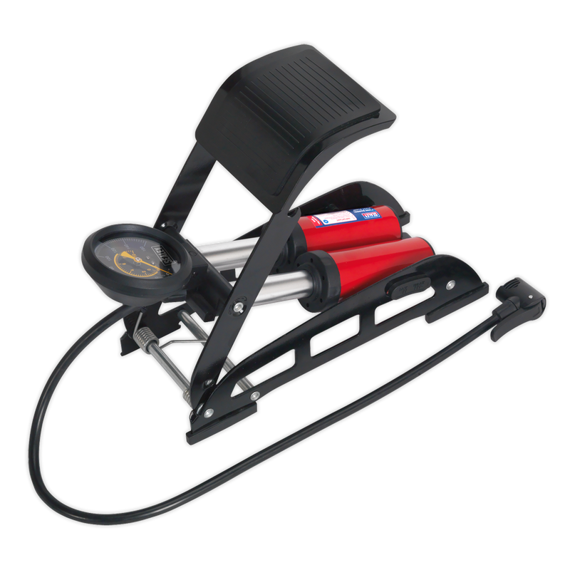Sealey FP6 Twin Barrel Foot Pump