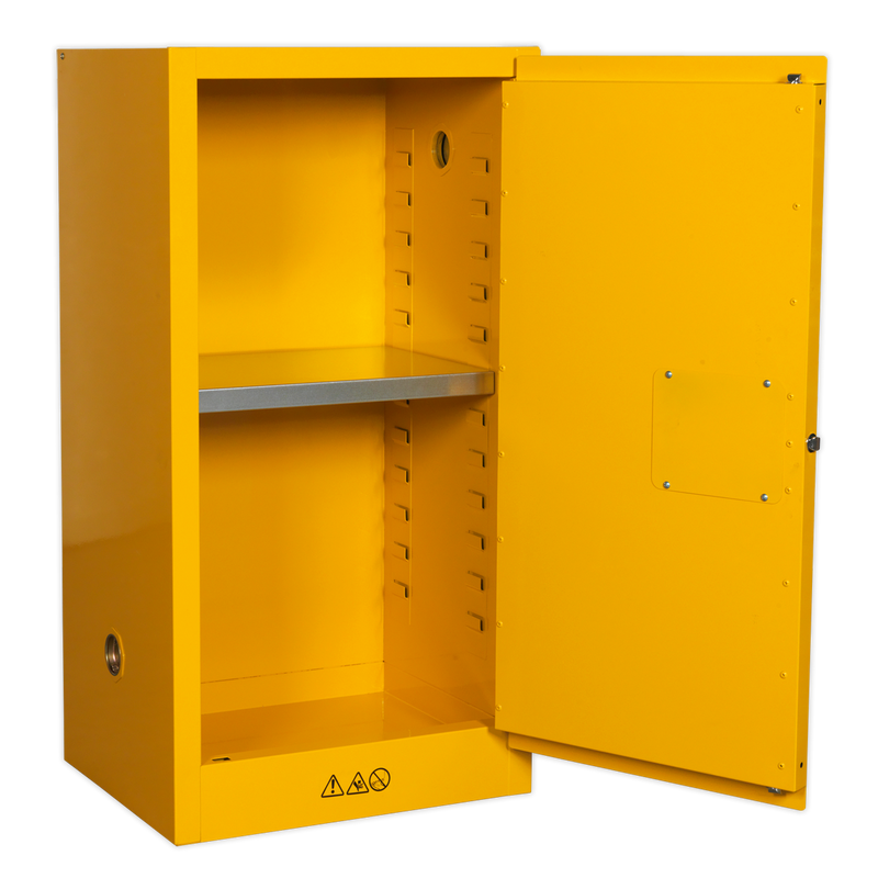 Sealey FSC08 585 x 460 x 1120mm Flammables Storage Cabinet