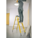 Sealey FSL5 4-Tread Trade Fibreglass Step Ladder EN 131