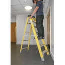 Sealey FSL7 6-Tread Trade Fibreglass Step Ladder EN 131