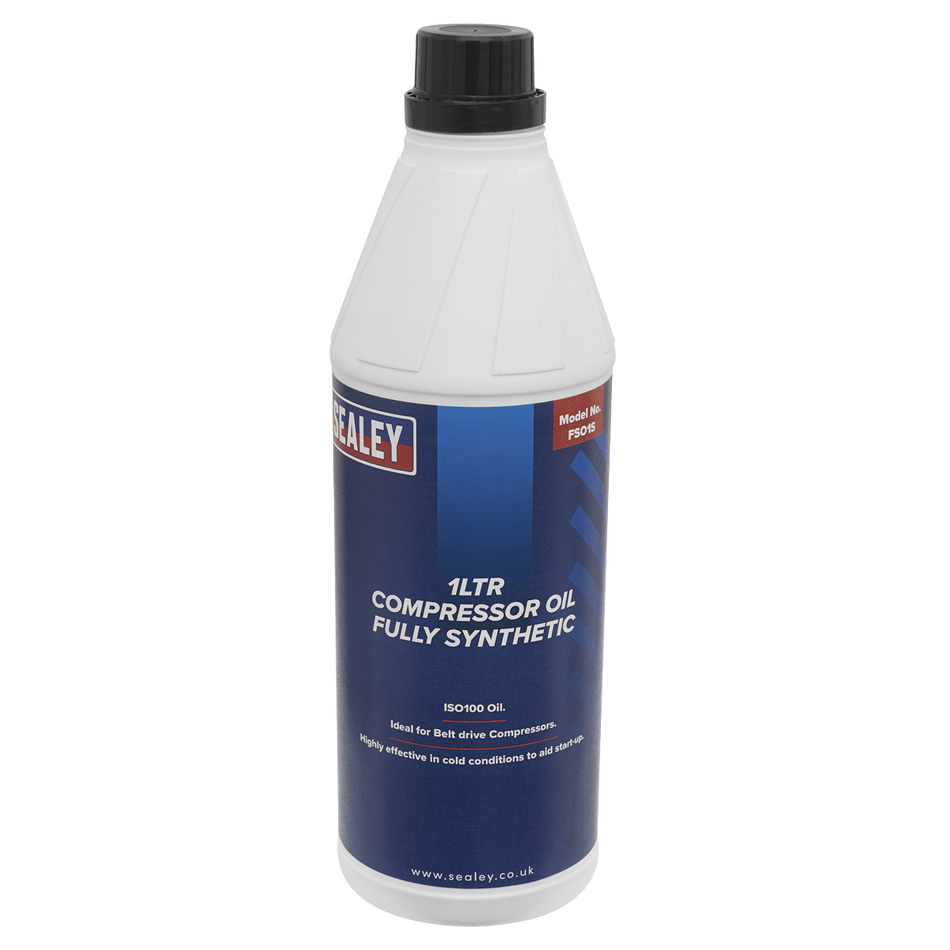 Sealey FSO1S 1L Fully Synthetic Compressor Oil