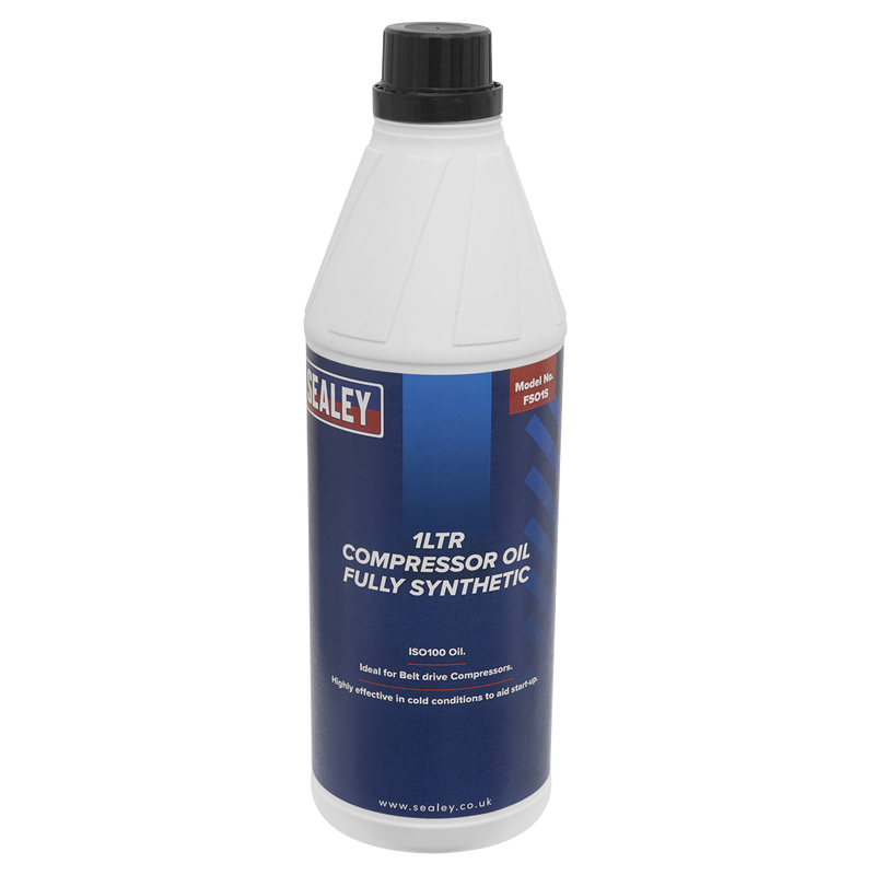 Sealey FSO1S 1L Fully Synthetic Compressor Oil