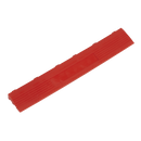 Sealey FT3ERF 400 x 60mm Red Female Polypropylene Floor Tile Edge - Pack of 6
