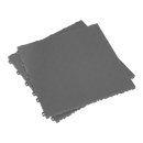 Sealey FT3G 400 x 400mm Polypropylene Floor Tile - Grey Treadplate - Pack of 9