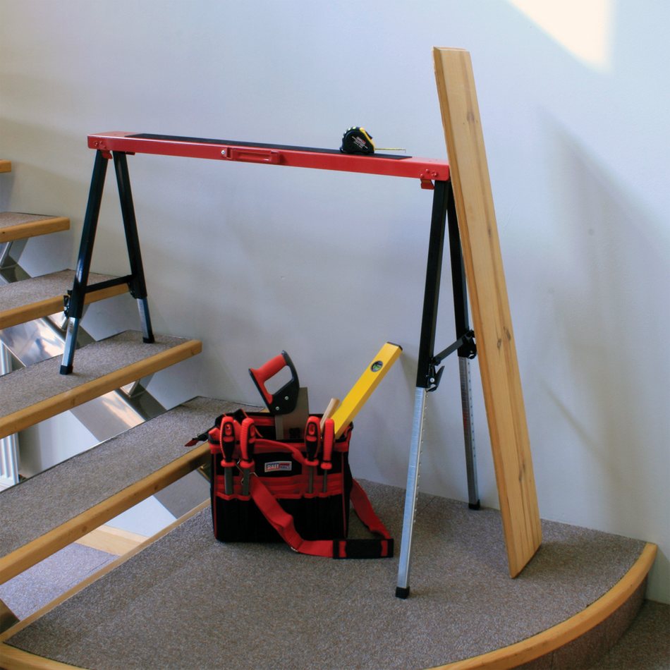 Sealey FTAL1 Fold Down Trestle with Adjustable Legs